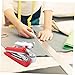 Imagen de HEALSOPTHY 2 piezas Mini Máquina de Coser Portátil Manual Ligera y para Principiantes y Profesionales para Reparaciones Rápidas y DIY Ropa Seda Jeans Unidades Roja y Blanca