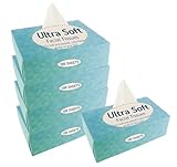 BH | 500 Pulls of 3 Ply Facial Tissues | Ultra Soft and Silky for Everyday Use, Strong | Multipack Box, 100 Pulls, Pack of 5 (500 Sheets) - by Best House - Image 1
