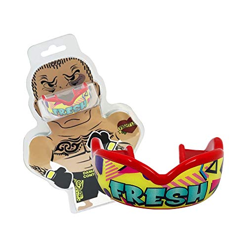 DAMAGE CONTROL High Impact Mouth Guard, Mouthguards for Sports, Boxing, Roller Derby, Hockey, Lacrosse Mouth Guard, Mouth Guards with Ultra Fit and Protection Against Shock (Fresh, Youth)