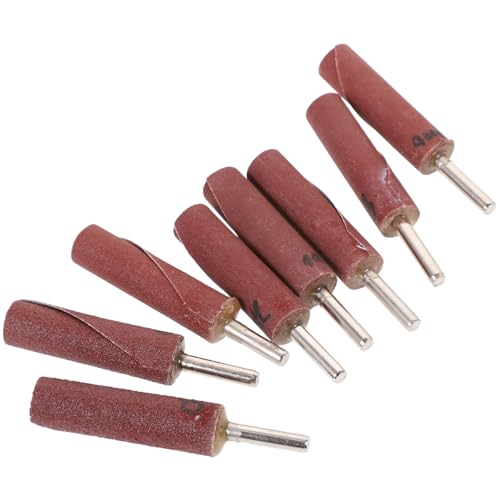 VILLFUL Kit Flap Wheel Cylindrique avec Manche de Abrasif Résistant Haute Température Accessoires Polissage Outil Rotatif Multifonction pour Ponçage et Finition