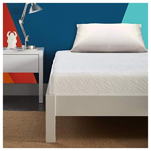 EARLY BIRD Essentials 8-Inch Medium Firm Memory Foam Mattress, Comfort Body Support, Bed in a Box, CertiPUR-US Certified, No Harmful Chemicals, Handcrafted in The USA, Twin