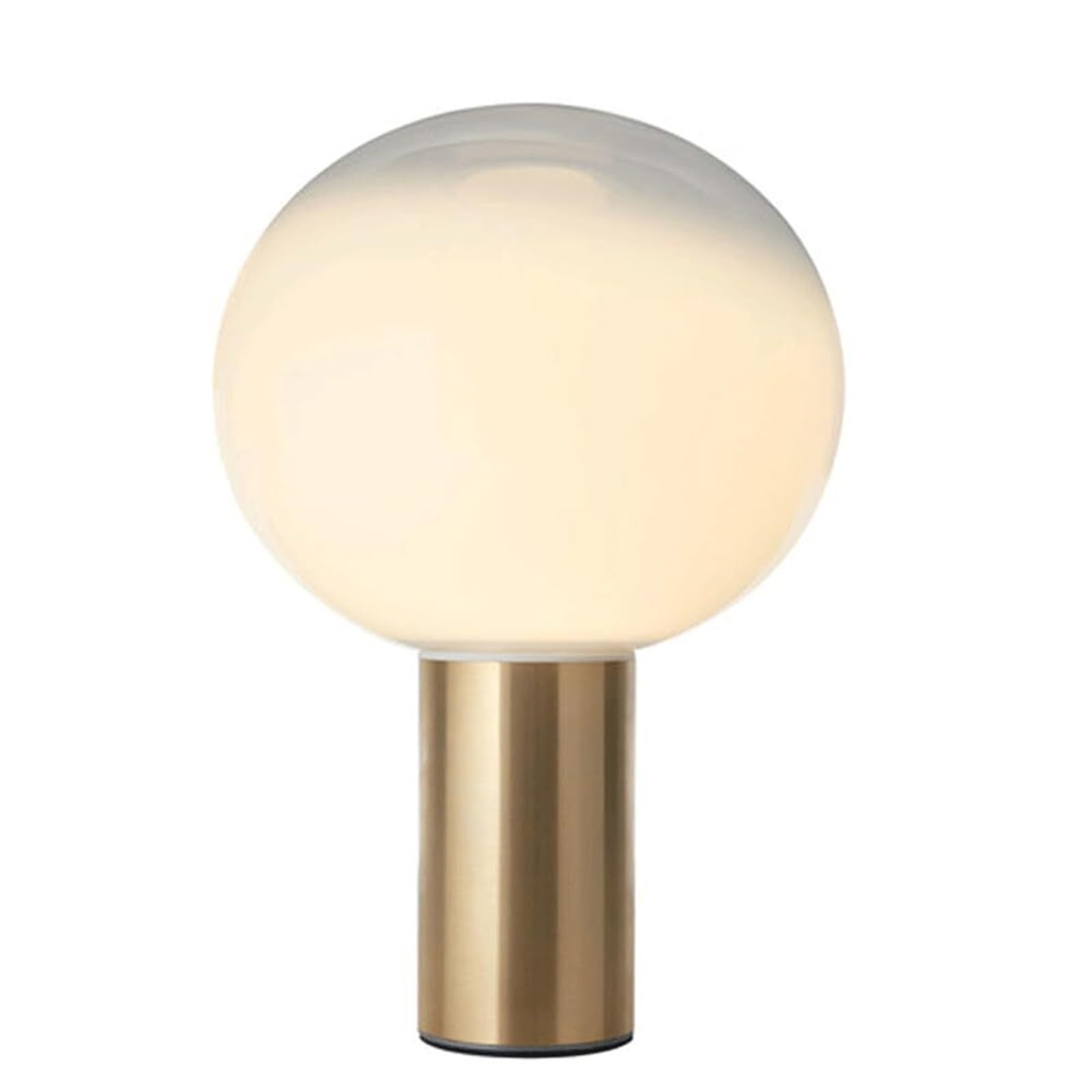 KHUKHU Modern Creative Glass Hardware Small Table Lamp Bedroom Nightstand
