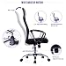 Exofcer Silla de escritorio giratoria con respaldo alto con malla y altura...