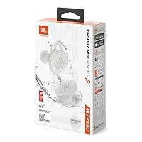JBL Endurance Race 2, True Wireless Bluetooth-In-Ear-Kopfhörer, 48 h Akkulaufzeit, IP68 staub - und wasserdicht, Noise-Cancelling, JBL Pure Bass Sound, Smart-Ambient-Technologie, Sport-Modus, Weiß – Ansicht 8