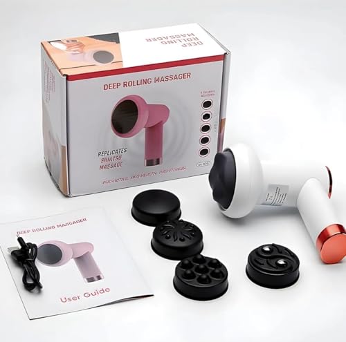 Massageador Elétrico Corporal Portátil 5 em 1 Massageador Corporal Elétrico Sem Fio Redutor De Medid