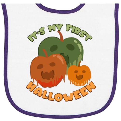 inktastic It's My 1st Halloween 2024 Baby Terry Cloth Bib