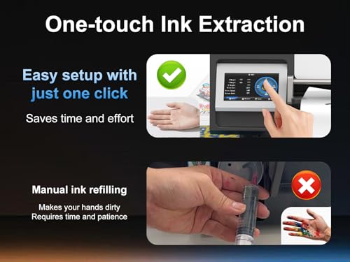 Image of PLK A3 DTF Printer, XP600 DTF Printer with Shake Dryer, Dual Speed, Automatic Cleaning and Double White Ink System, Low Ink Warning