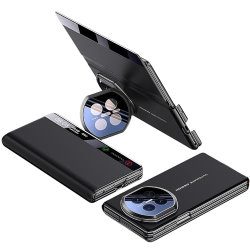 Housse Huawei Mate X7 en cuir de style premium noir intégral