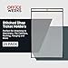 Office Werks Stitched Job Ticket Holder 11 x 17 Inch, Clear Work Order Plastic Sleeves Holder, Document Print Holders, Perfect for Attaching to Machinery, File Cabinets, Racking & Hanging, 25 Pack
