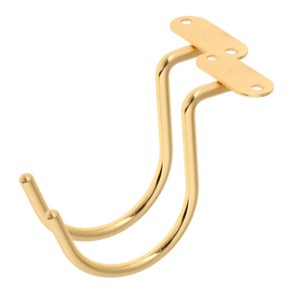 SM SunniMix 2pcs Brass Snooker Billiard Rack Hook To Hold Bridge Pool Rack