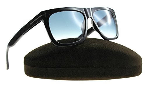 Tom Ford FT0513 01W Shiny Black Morgan Square Sunglasses Lens Category 2 Size