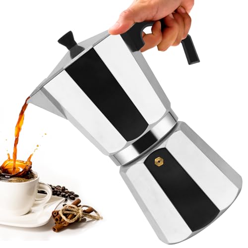 Vaolvpant 14 Cup Aluminum Moka Pot Classic Stovetop Espresso Coffee Maker 700ml 23oz Coffeemaker...