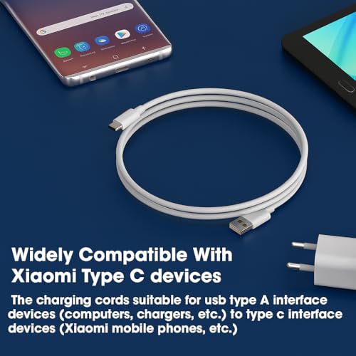 Image of Hoerrye Mi 120W Hypercharge 1M USB To Type C 6A Fast Charging Cable|480Mbps High Speed Data Transfer Compatible With Mi, Redmi 15 Ultra /15 /Note 14 Pro+ /14 /14C /13 /12 /A5 / OnePlus Android Phone Laptop