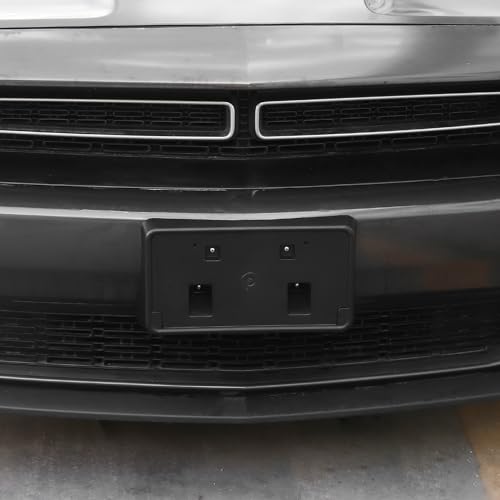 CheroCar Front License Plate Bracket Holder Mount Frame Fit for 2010-2026 Dodge Challenger Front Bumper License Plate Number Plate Holder Registration Frame Exterior Accessories by CheroCar - Used condition - Image 7