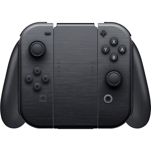 Image of Razer Console Skin: Switch - Controller Wrap - Premium 3M Cast Vinyl - Scratch Protection - Unique Designs & Finishes - Easy Application - Black Metal