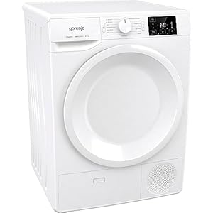 Gorenje DNE 8B condensdroger, 8 kg, led-display, made in EU, 16 programma’s, Nature Dry, sportprogramma, startvoorkeuze, wit