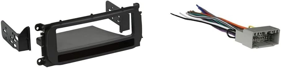 Metra 99-6504 Dash Kit for Chry/Dodge/Jeep 98-Up Iso Only & Metra 70-1817 Radio Wiring Harness for Chrysler/Jeep 1984-2006 Harness