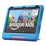 Amazon Fire HD 10 Kids tablet (newest model), ages 3-7, Parental controls, ad-free content, bright 10.1" screen, 32 GB, Blue Amazon Fire HD 10 Kids tablet (newest model), ages 3-7, Parental controls, ad-free content, bright 10.1" screen, 32 GB, Blue