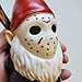 SPINNDO Garden Gnome Statue Decoration Garden Decor Horror Gnomes Boo Basket