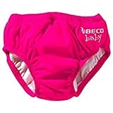 Hoher Tragekomfort Beco Baby Aqua-Windel Slipform mit Gummibündchen, Schwimmhilfe,Rosa, XS (3-4 KG)