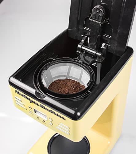 Nostalgia Retro 12-Cup Programmable Coffee Maker, Yellow #TOP4