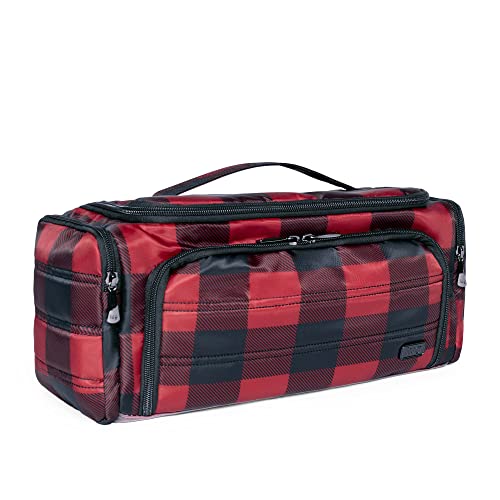 Lug Trolley XL Cosmetic Case, BUFFALO CHECK RED2