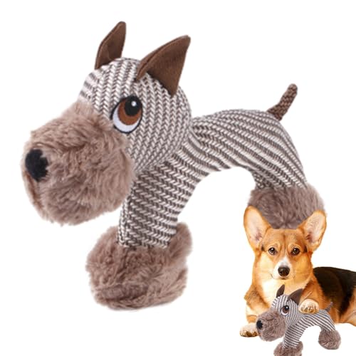 Generico Giochi Interattivi Per Cani - Accessorio Resistente Strappo Per La Pulizia Dei Denti - Giocattoli per Cani Resistenti con Squeak - per Cuccioli e Adulti Taglie Piccola Media Grande