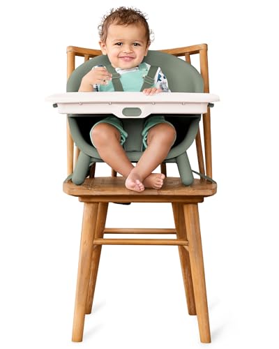 Image of Skip Hop Baby High Chair 4-in-1 Convertible High Chair, EON, Thyme