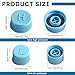 2PCS Car A/C Valve Core Caps, Air Conditioner Valve Caps, Leakproof R134a AC System Charging Port Cap, Dustproof High & Low Pressure Cap Replacement, Universal Professional Vehicle Accessories (2PCS)