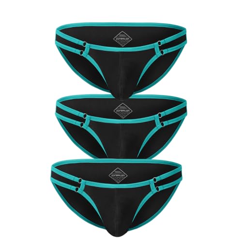 Mens Sexy Bulge Enhancing Briefs Underwear Low Rise Ice Silk Big Ball Pouch Underpants