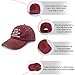 Having A Felon for A Mom Builds Character Hats for Mens Fashion Washed Wine Red