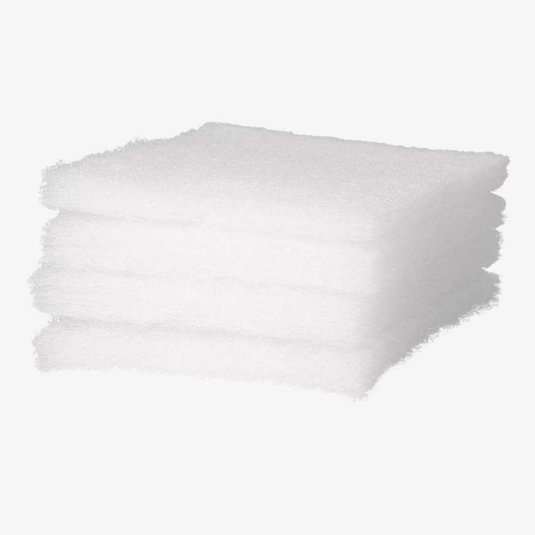 Finest-Filters Compatible Ciano White Poly Water Pads Multi-Pack Replacement Compatible with Ciano CFBIO XL Internal Aquarium Water Pads - Mechanical Filtration Aquarium Filter Media, Extra Large