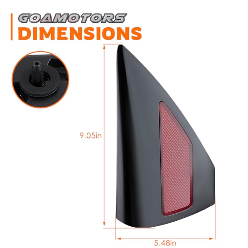 Image of GoaMotors Right Side Tail Lights Panel Mount Reflector Cover 1518783-00-A Fit for Tesla Model 3 2017-2020 Model Y 2020 Rear Tail Light Cover 1100781-99-D