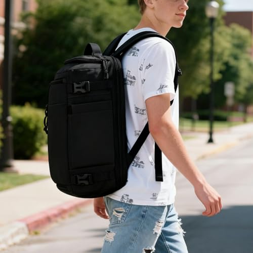 Carry On Travel Backpack with Shoe Compartment