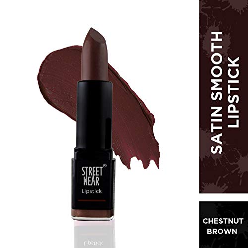 Image of Street Wear Satin Smooth Lipstick, Chestnut Brown, 4.2g