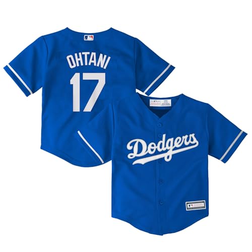 Outerstuff Shohei Ohtani Los Angeles Dodgers MLB Baby Infants 0-24 Months Blue Alternate Player Jersey (US, Age, 18 Months, Shohei Ohtani Los Angeles Dodgers Blue)