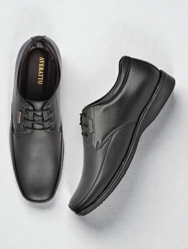 Image of Men's Formal Derby Shoes, Synthetic Leather Upper, Airmix Sole, Classic Style for Business and Formal Occasions