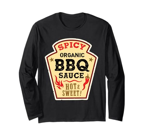 Parrilla picante para salsa de barbacoa, disfraz de Halloween Manga Larga