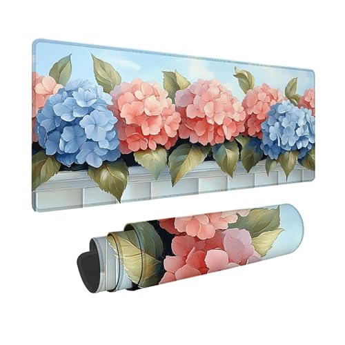Tapis de souris fleurs grand format pour décorer votre bureau et jouer sur PC