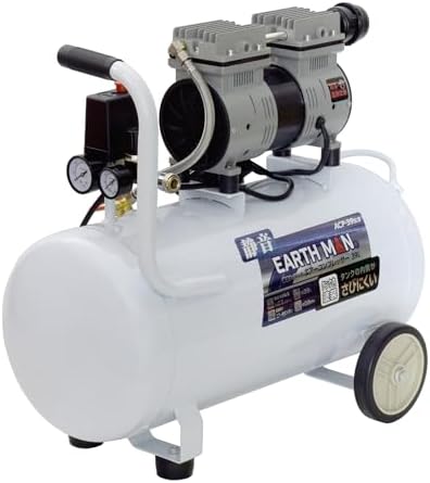（05:30時点） 高儀(Takagi) 静音オイルレス エアーコンプレッサー 39L ACP-39SLB【オイルレスで簡単メンテ】【早いエアー充填】【タイヤ交換、空気入れ、エアブラシなど】EARTH MAN 100V 静音 小型