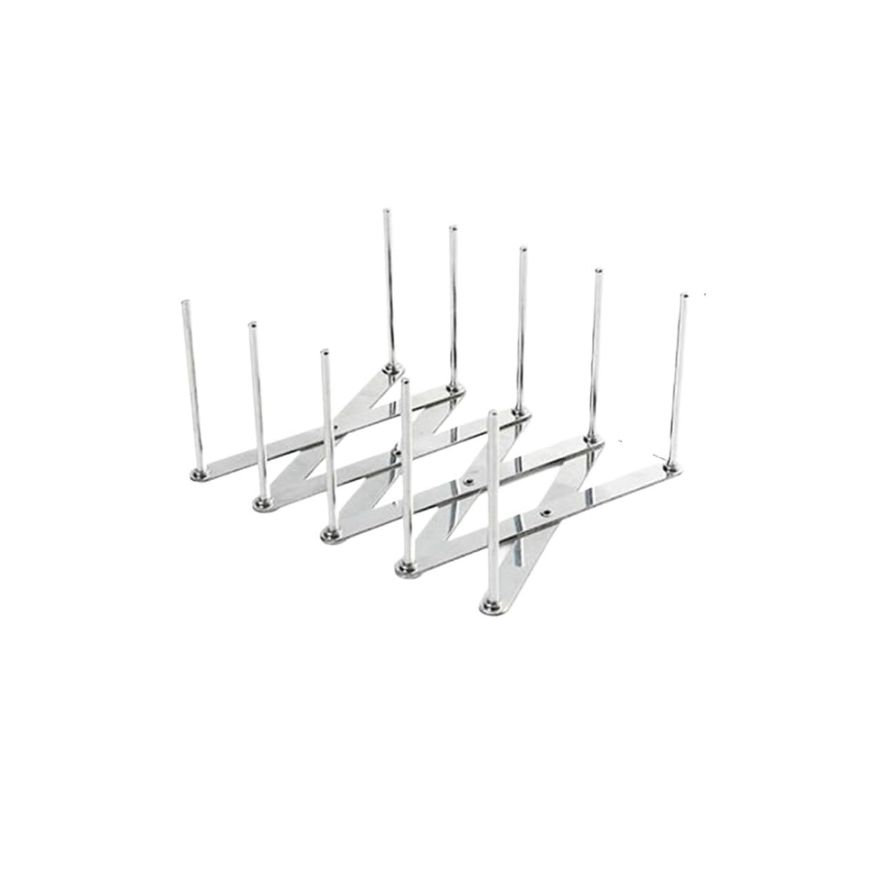 LYVQZPWLR Pot Lid Organizer Rack, Retractable Foldable Pan Lid Holder Pot Rack Organizer Plate Dish Shelf Tableware Storage(S)