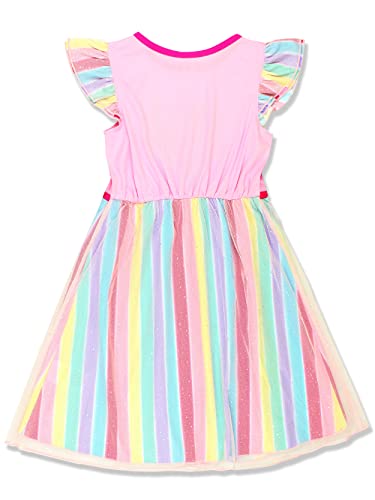 Barbie Girl's Rainbow Dress Up Fantasy Gown Nightgown Pajamas2