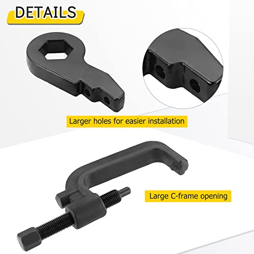 Acymner 1"-3" Torsion Bars Keys and Torsion Bar Unloading Tool Key Removal Tool Heavy Duty Solid Leveling Lift Kits with Shock Extenders Brackets by Acymner - Image 4