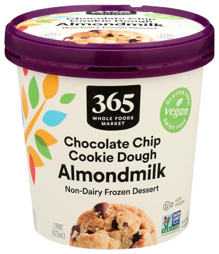 365 by Whole Foods Market Chocolate Chip Cookie Dough Non-Dairy Frozen Dessert, 1 PT