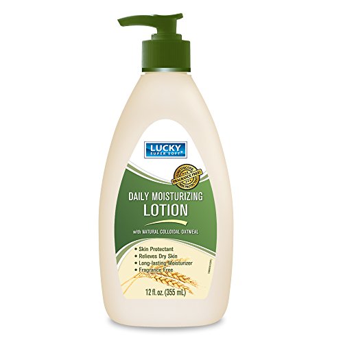 Lucky Super Soft Daily Moisturizing Lotion Natural Oatmeal, 12 Ounce