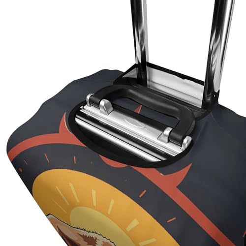 Housse valise lavable résistante rayures bison 48cm - 5