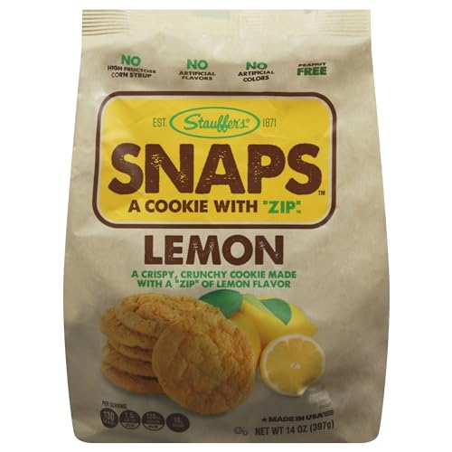 Generic Stau.ffer Cookie Lemon Snaps 14 Oz Pack Of 12