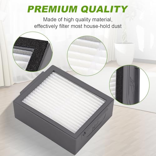 Image of Replacement Filters for iRobot Roomba E&I&J Series - Fit e5 e6 e7 i1 i1+ i2 i3 i3+ i4 i4+ i6 i6+i7 i7+ i8 i8+ j6+ j7 j7+,Combo i5 i5+j5 j5+ Vacuum - 10 HEPA Filter