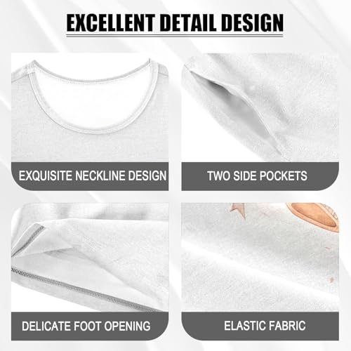 Floral Book Pajama Set Short Sleeve Summer Pajamas Shorts Sets PJ Clothes Set Soft 5Y4