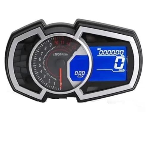 Compteur de vitesse moto LCD universel pour réparer un tableau de bord défectueux 13000 tr/min
